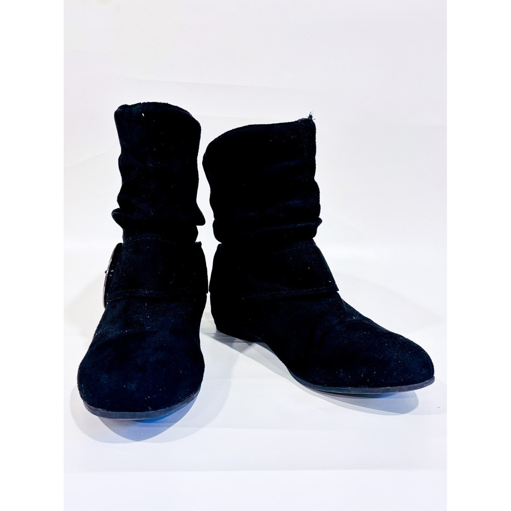 ALBERTO Black suede ankle boots | Slouchy minimal chic | Size 39